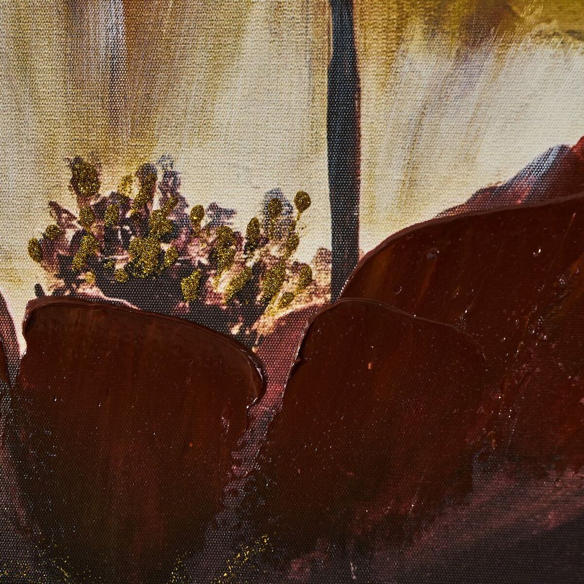 Maleri Tre Læret 120 x 3 x 80 cm